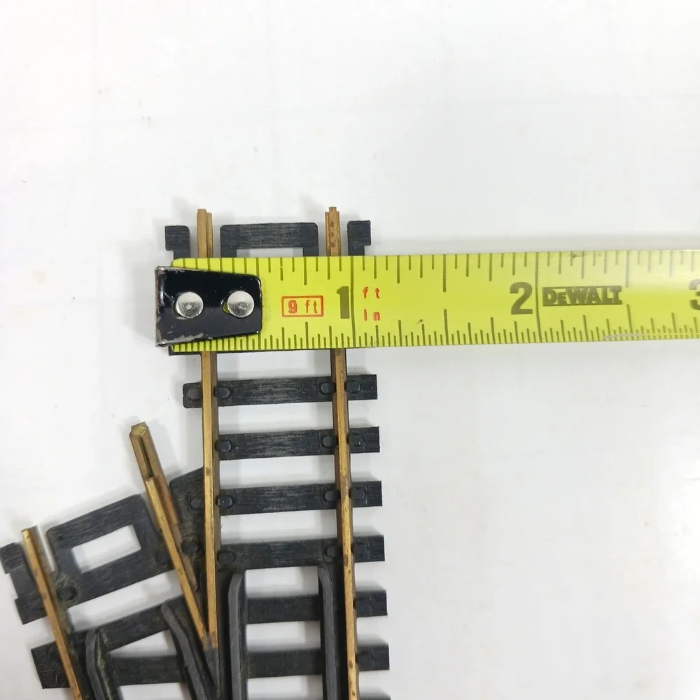 Set 2 Atlas HO Scale Snap-Switch Left Hand Remote Control Turnout Brass Rail USA